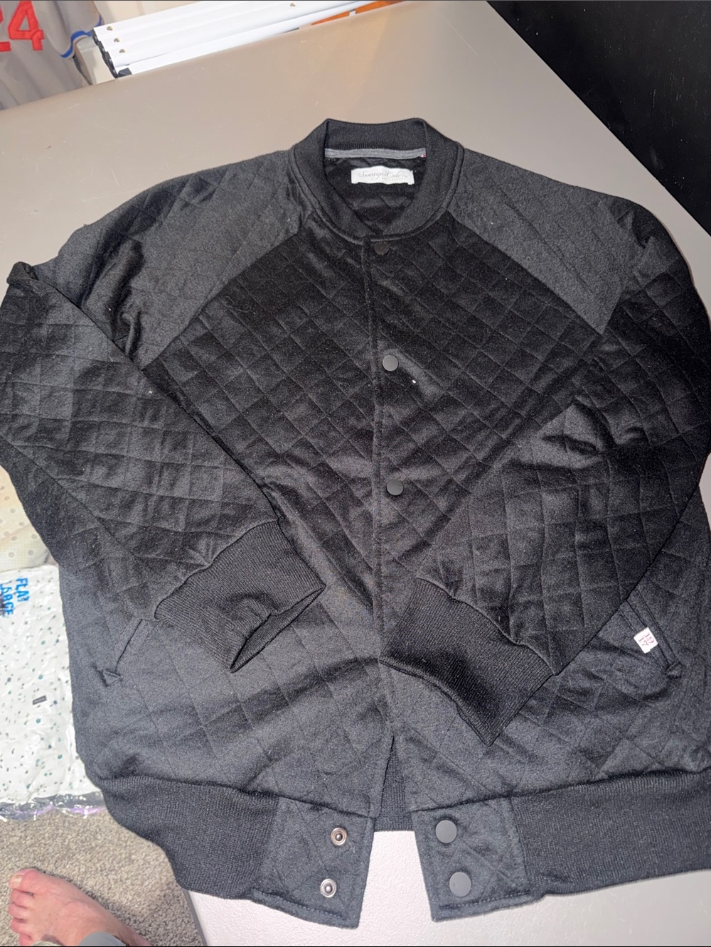 Sovereign Code Los Angelos Button Up Light Sweater Jacket size XL